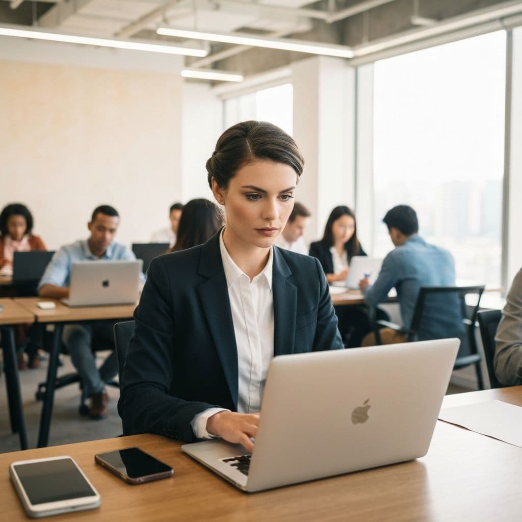 Professional recruiter working independently